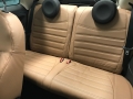 Pasvorm stoelhoezen set Fiat 500 - 2007 t/m heden (versie met isofix in achterbank, niet zichtbaar) - Skai leer beige