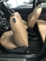 Pasvorm stoelhoezen set Fiat 500 - 2007 t/m heden (versie met isofix in achterbank, niet zichtbaar) - Skai leer beige