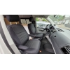 Pasvorm stoelhoezen set (stoel en stoel) Volkswagen Transporter T5 2003 t/m 2015 - Stof zwart