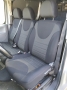 Pasvorm stoelhoezen set  (stoel en duobank) Citroen Jumpy / Peugeot Expert / Fiat Scudo / Toyota Proace 2007 t/m 2016 - Stof zwart