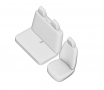 Pasvorm stoelhoezen set  (stoel en duobank) Citroen Jumpy / Peugeot Expert / Fiat Scudo / Toyota Proace 2007 t/m 2016 - Stof zwart