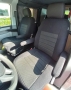 Pasvorm stoelhoezen set (stoel en stoel) Volkswagen Transporter T6 2015 t/m heden - Stof zwart