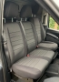 Pasvorm stoelhoezen set (stoel en duobank) Mercedes Vito (447) 2014 t/m heden - Stof zwart