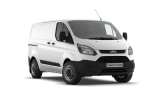 Pasvorm stoelhoezen set (stoel en duobank) Ford Transit Custom 2012 t/m heden - Stof zwart