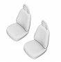 Pasvorm autostoelhoezenset (stoel en stoel) voor Iveco Daily 2014 t/m heden - Stof zwart