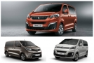 Pasvorm stoelhoezen set (stoel en duobank ZONDER SPLIT IN ZITTING) Citroen Jumpy / Peugeot Expert / Toyota Proace 2016-heden / Opel Vivaro (C) 2019-heden / Fiat Scudo 2022-heden - Stof zwart