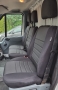 Pasvorm stoelhoezen set (stoel en duobank) Ford Transit 2006 t/m 2013 - Stof zwart