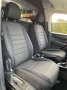 Pasvorm autostoelhoezenset Volkswagen Caddy (comfortline stoel) 2015-2020 - Stof zwart