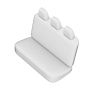 Pasvorm stoelhoes achterbank (3 zits) dubbel cabine Snoeks type 1 (1 zitting en 1 rugleuning) -Stof zwart
