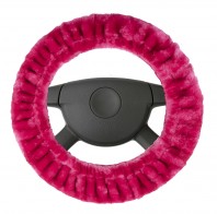 Stuurhoes Teddy Fluffy Pink - kleur roze