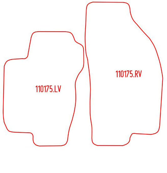 Automatten Alfa Romeo 156 sedan / 156 Crosswagon stationwagon / 156 Sportwagon stationwagon (2004-2005)