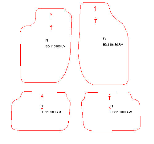 Automatten Alfa Romeo 164 (1988-1998)