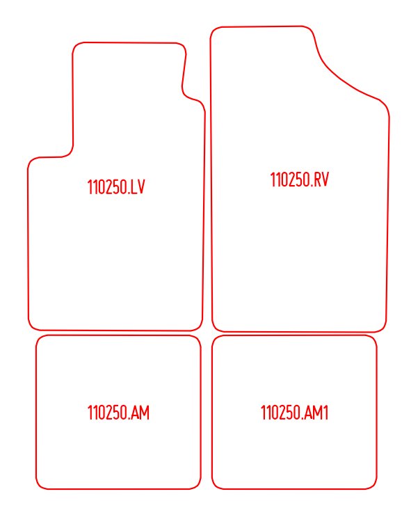 Automatten Alfa Romeo Alfetta (1975-1987)