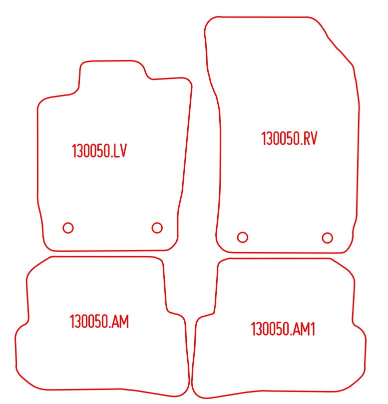 Automatten Audi A1 / A1 Sportback (2012-2018)