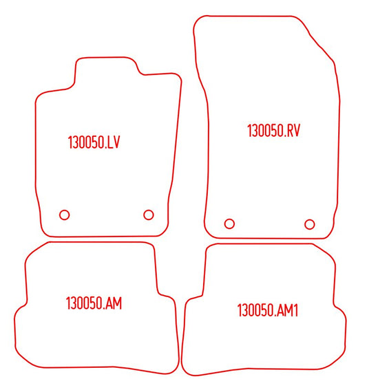 Automatten Audi A1 / A1 Sportback (2012-2018)