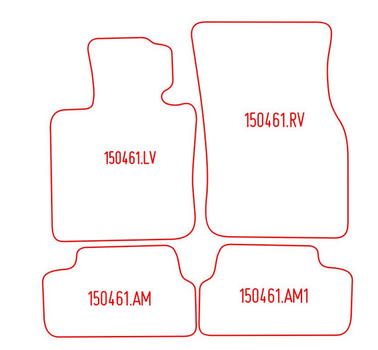 Automatten Mini Cooper C / S (F66) / One-Cooper-S-D-SD-Electric (F56) (2024-2023)