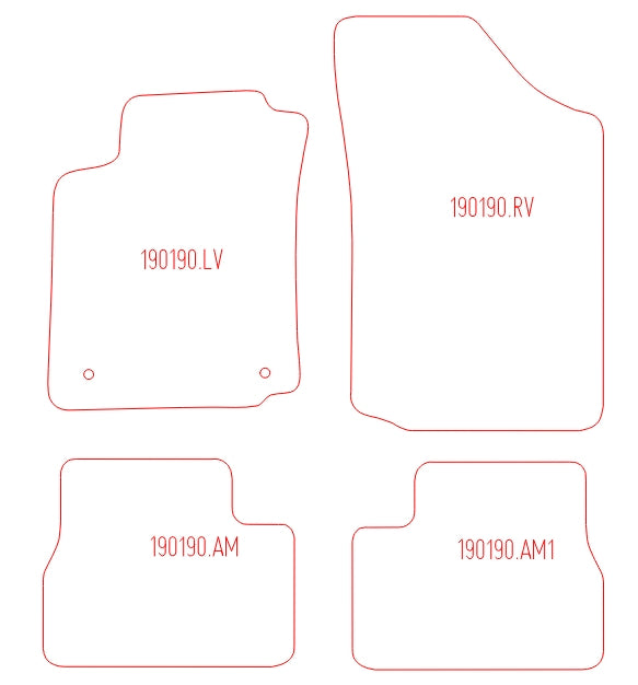 Automatten Citroen C3 (2002-2010)