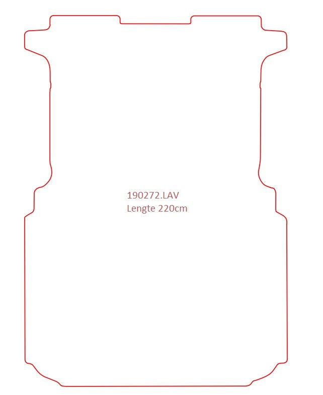 Laadvloermat Citroen Jumpy (2006-2016)