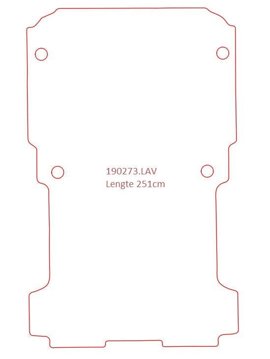 Laadvloermat Citroen Jumpy (2006-2016)