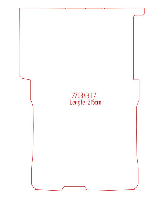 Laadvloermat Ford Transit Connect (2019-2016)