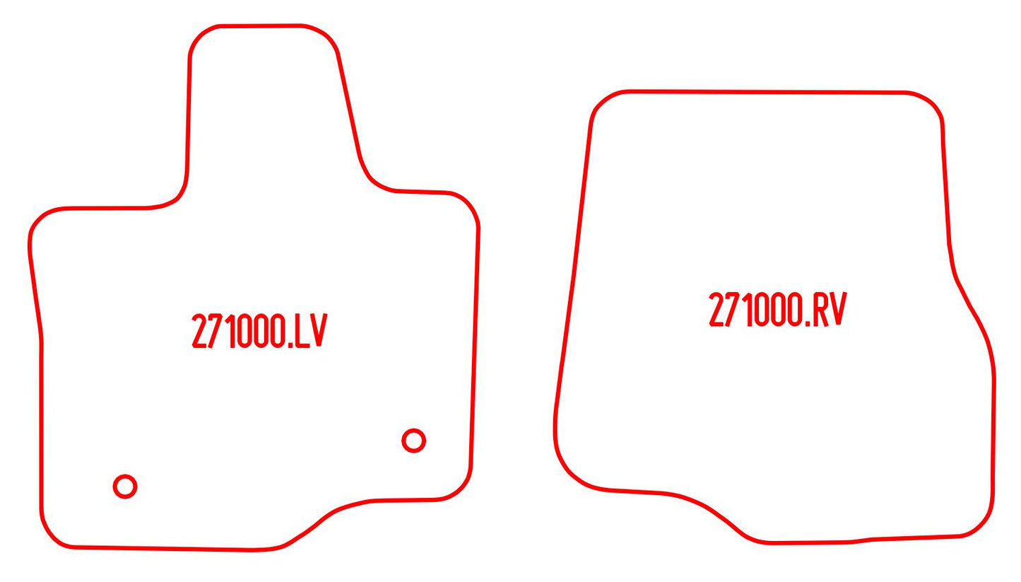 Automatten Ford F150 / F150 Raptor (V6) (2017-Heden)