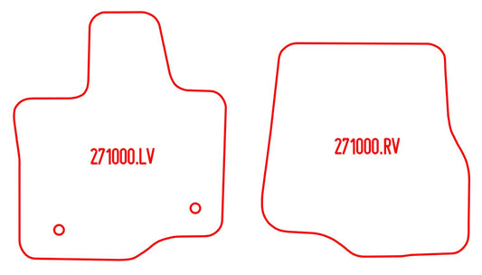 Automatten Ford F150 / F150 Raptor (V6) (2017-Heden)