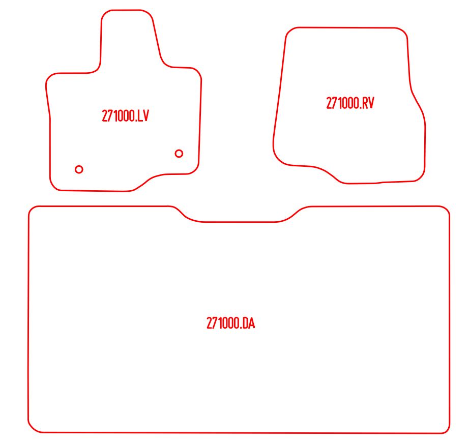 Automatten Ford F150 / F150 Raptor (V6) (2017-Heden)