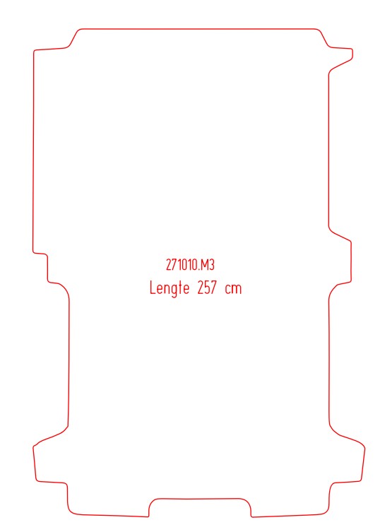 Laadvloermat Ford Transit Custom (2023-Heden)