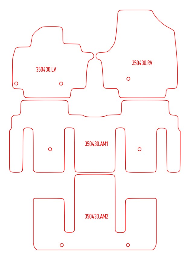 Automatten Kia EV9 (2023-Heden)