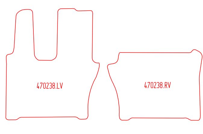 Automatten Mercedes Actros F (2021-Heden)