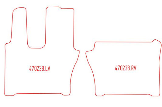 Automatten Mercedes Actros F (2021-Heden)