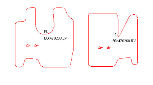 Automatten Mercedes Atego (2013-2012)