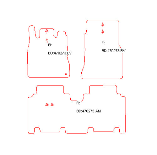 Automatten Mercedes A-klasse W168 Lang (2001-2004)