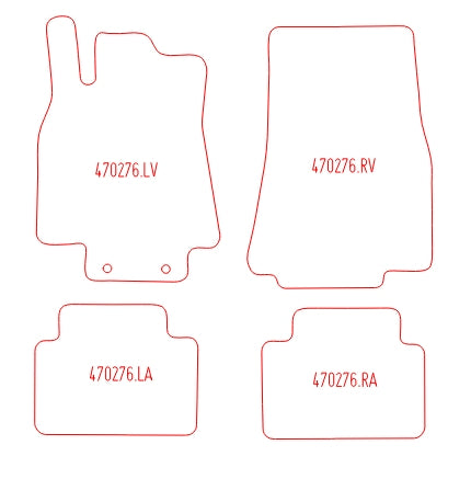 Automatten Mercedes A-klasse Coupe W169 / A-klasse W169 (2004-2011)