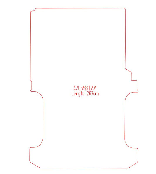 Laadvloermat Mercedes Sprinter (2006-2018)
