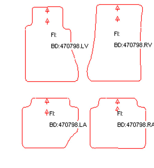 Automatten Mercedes 200-serie (W123) sedan / 200-serie (W123) stationwagon (1977-1985)