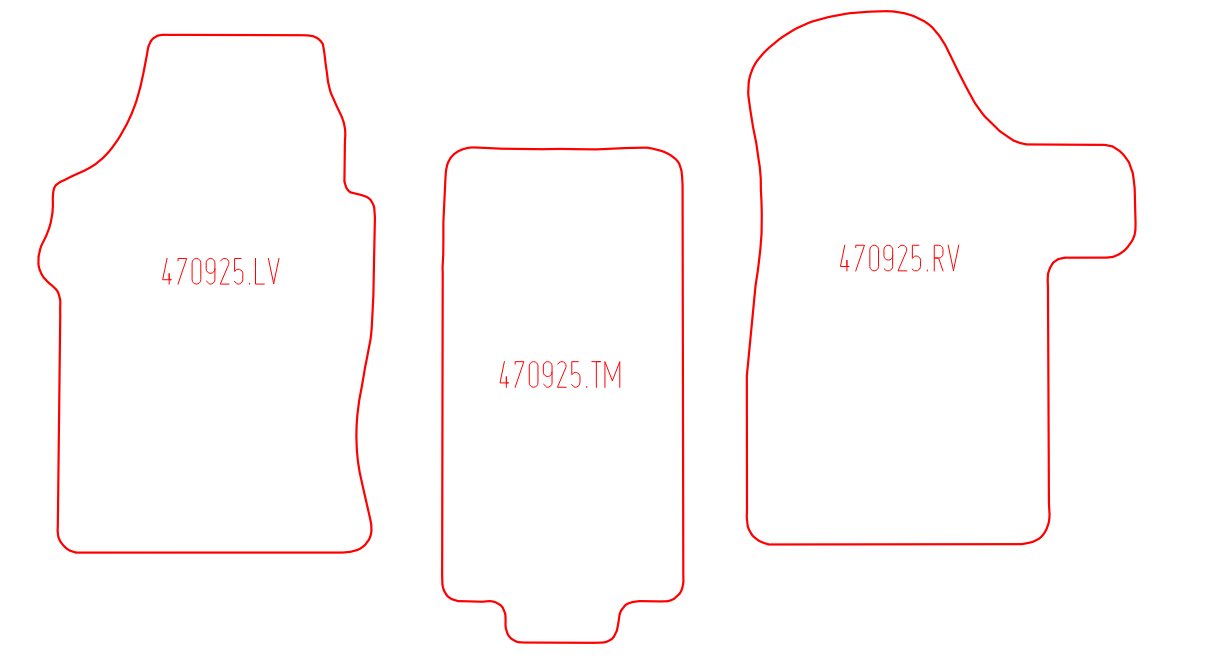 Automatten Mercedes Viano Bestelwagen / Viano Combi mpv / Viano Dubbelcabine Bestelwagen (2006-2006)
