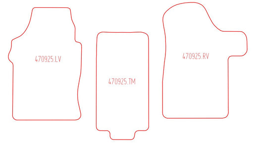 Automatten Mercedes Viano Bestelwagen / Viano Combi mpv / Viano Dubbelcabine Bestelwagen (2006-2006)