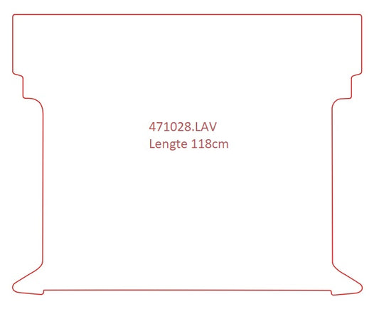 Laadvloermat Mercedes Citan (2012-2021)