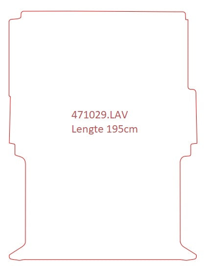 Laadvloermat Mercedes Citan (2012-2021)