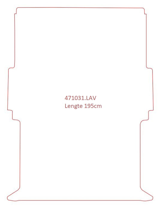 Laadvloermat Mercedes Citan (2012-2021)