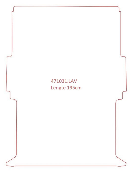 Laadvloermat Mercedes Citan (2012-2021)