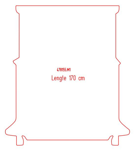 Laadvloermat Mercedes Citan / eCitan (2022-Heden)