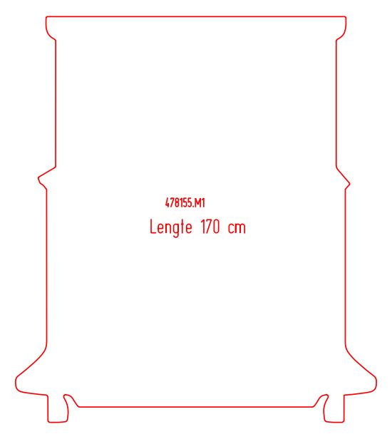 Laadvloermat Mercedes Citan / eCitan (2022-Heden)