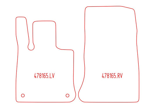Automatten Mercedes GLC (X254) / GLC coupe (C254) (2023-Heden)