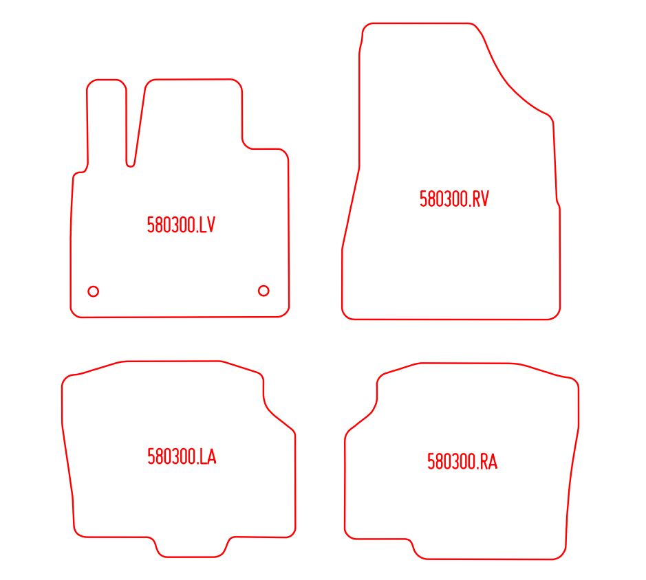 Automatten Mercedes Citan Tourer (2021-Heden)