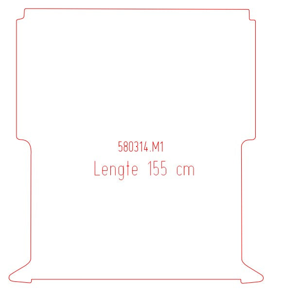 Laadvloermat Mercedes Citan (2012-2021)