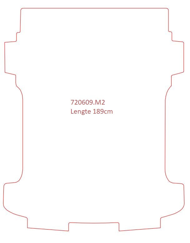 Laadvloermat Volkswagen T5 / T6 (2015-2015)