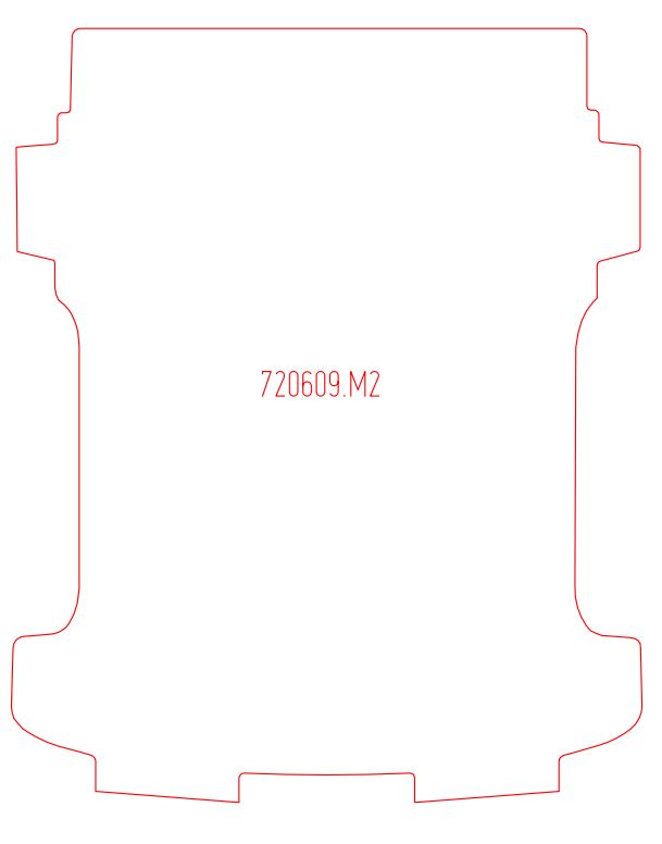 Laadvloermat Volkswagen T5 / T6 (2015-2015)