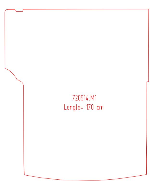 Laadvloermat Volkswagen Caddy (2020-Heden)